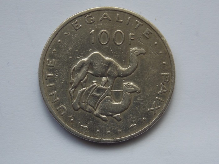 100 francs 1977 Djibouti
