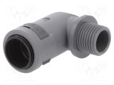 Conectori &icirc;n unghi 90&deg; Filet metric, exterior poliamidă 6 - PMA