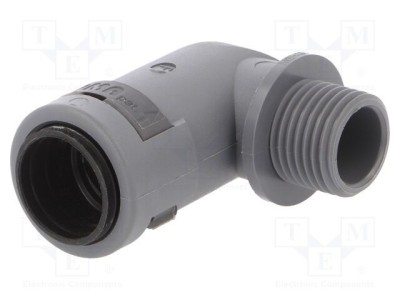 Conectori &amp;icirc;n unghi 90&amp;deg; Filet metric, exterior poliamidă 6 - PMA foto