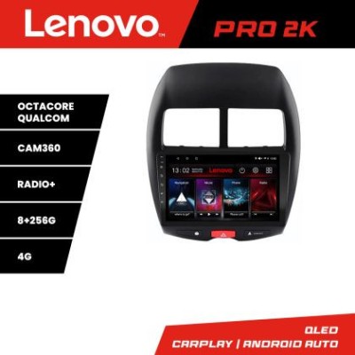 Navigatie Mistubishi ASX Lenovo Kit-026 8 core QLED 2K 8+256 360 Android Waze USB Navigatie Internet Youtube Radio CarStore Technology foto