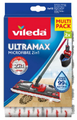 &amp;Icirc;nlocuire pentru mop Vileda Ultramax Microfibre 2&amp;icirc;n1, pachet. 2 buc. foto