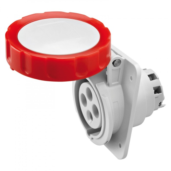 Priza ST unghi 10 3P+E 32A Gewiss 400V GW62242H