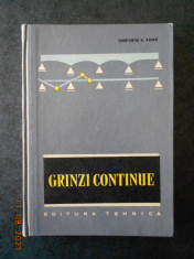 CONSTANTIN N. AVRAM - GRINZI CONTINUE. TABELE DE CALCUL (1965, editie cartonata) foto
