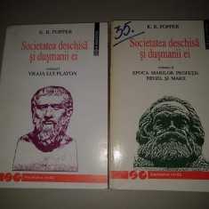 SOCIETATEA DESCHISA SI DUSMANII EI - K.R. Popper - 2 Vol.