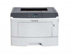 Imprimanta LaserJet Monocrom, A4, Lexmark MS410d, 40 pagini/minut, 60.000 pagini lunar, 1200 x 1200 DPI, Duplex, USB foto