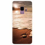 Husa silicon pentru Samsung S9, Sunset Foamy Beach Wave