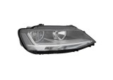 Far VW Jetta (1B), 07.2010-, partea dreapta, Depo, cu LED daytime running light; H7+H7; electrical; cu motor; halogen,