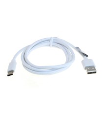Cablu de date USB-C la USB-A 2.0, incarcare, 1m, alb