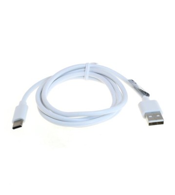 Cablu de date USB-C la USB-A 2.0, incarcare, 1m, alb foto