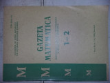 Lot 5 buc.GAZETA MATEMATICA-PUBLICATIE LUNARA PENTRU TINERET,84,85,87,67,T.GRAT