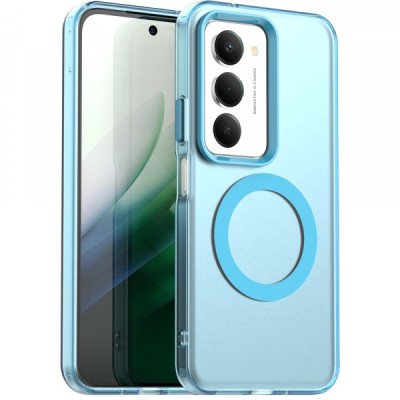 Husa MagSafe pentru Xiaomi Redmi 15 5G / 15 4G, Techsuit, CandyCase, Albastra foto