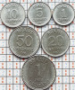 Set 6 monede Brazilia 1, 5, 10, 20, 50 centavos 1 cruzado 1986 - 1988 UNC - A028, America Centrala si de Sud