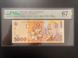 Romania 5000 lei 1998 pick 107b grad 67 pmg
