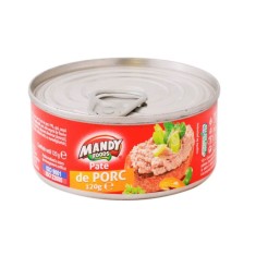 Pateu de Porc Mandy, 120 g, Pateu de Ficat de Porc, Pateu din Ficat de Porc, Pateu Ficat de Porc, Pateu Carne de Porc, Pateu din Carne de Porc, Pateu foto