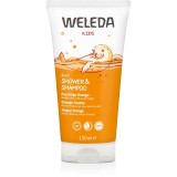 Weleda Kids Happy Orange cremă de duș și șampon pentru copii 2 in 1 150 ml