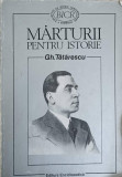 MARTURII PENTRU ISTORIE-GH. TATARESCU