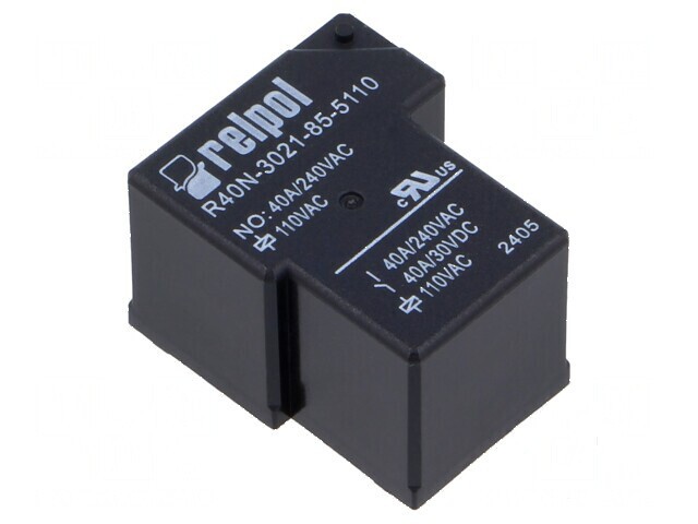 Releu electromagnetic SPST-NO 110VAC 40A R40N PCB