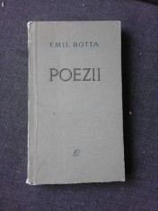 POEZII - EMIL BOTTA (DIN BIBLIOTECA LUI PETRU VINTILA, CU SEMNATURA ACESTUIA)