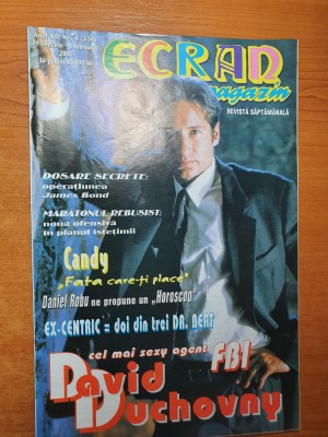 ecran magazin 29 ianuarie-4 februarie 2001-ducu bertzi,trupa candy si dr. beat foto