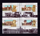 ✅RO 2023 LP 2437 &quot;Ctitorii Regale. Evenimente&quot; ,serie colt cu vinieta vert. ,MNH, Nestampilat