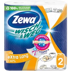 Prosoape de hartie Zewa Wisch&amp;amp;Weg Design, 2 straturi, 2 role, 72 foi