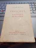 Jacques Maritain - Principes d&#039;une politique humaniste