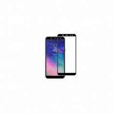 Folie Sticla Compatibila cu Samsung Galaxy A6 Plus - iberry 5D Full Glue Negru foto