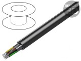 Cablu RS232 6x2x24AWG Cu Ecranat Folie Al-PET PVC Crom