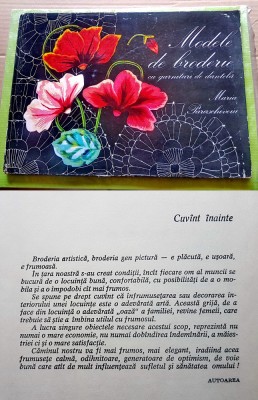 G89-Modele de Broderie cu garnituri de dantela-Arta populara Romania foto