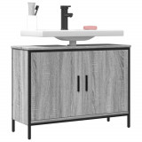 Gossi dulap chiuveta baie, gri sonoma, 80x30x60 cm, lemn prelucrat