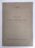 Șt. Bezdechi - Fileb sau despre supremul bine: introducere la un dialog.. (1947)