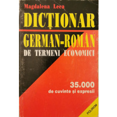 Dictionar German-Roman de termeni economici - Magdalena Leca