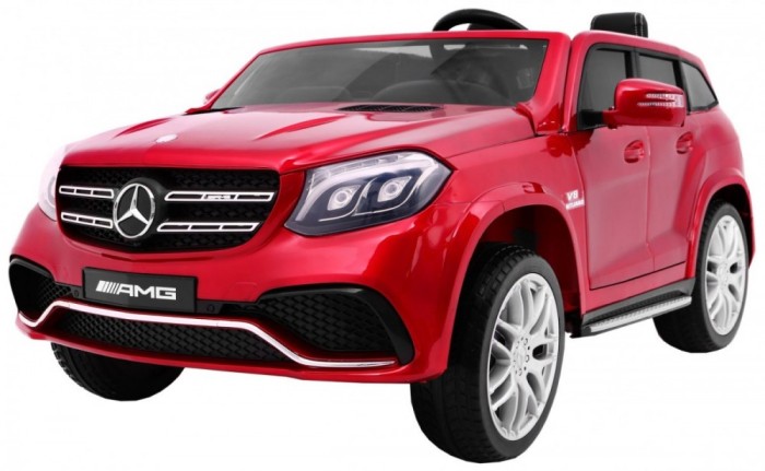 Masinuta electrica Mercedes-Benz GLS63 AMG, rosu metalizat Masinuta electrica Mercedes-Benz GLS63 AMG, rosu metalizat