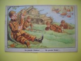 HOPCT 509 L -MAREA ILUZIE A MILITARULUI -BELGIA-CARICATURA VECHE-EUROPA --NECIRCULATA, Printata