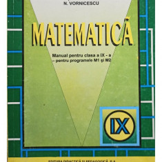 C. Nastasescu - Matematica. Manual pentru clasa a IX-a pentru programele M1 si M2 (editia 2000)