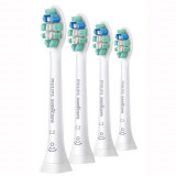 Set 4 rezerve periuta de dinti electrica Philips Sonicare C2 Optimal Plaque Defence, Alb, HX9024/10