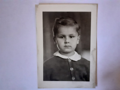 Fotografie dimensiune 6/9 cm cu băiat din Italia foto