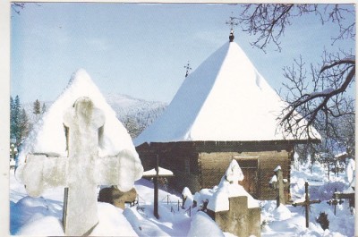 bnk cp Biserica Dragos Voda iarna - Putna - necirculata foto