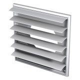 Grila gravitationala reglabila Vents MV250/150, cu jaluzele, plastic, D 150 mm