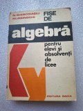 Fise de algebra pentru elevi și absolvenți de licee -N.Ghircoiasiu,M.Iasinschi Ed.Dacia anul 1976