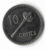 Moneda 10 cents 1969 - Fiji, Australia si Oceania, Cupru-Nichel