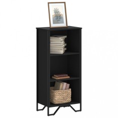 vidaXL Bibliotecă, negru, 50x31x106 cm, lemn prelucrat
