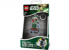 Breloc cu lanterna LEGO Boba Fett (LGL-KE19) foto
