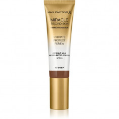 Max Factor Miracle Second Skin fond de ten crema hidratant SPF 20 culoare 13 Deep 30 ml