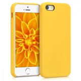 Husa pentru Apple iPhone 5 / iPhone 5s / iPhone SE, Silicon, Galben, 42766.165, Carcasa, Kwmobile