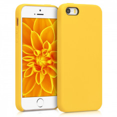 Husa pentru Apple iPhone 5 / iPhone 5s / iPhone SE, Silicon, Galben, 42766.165