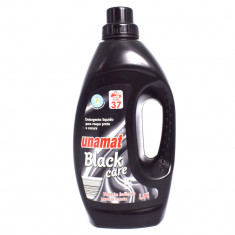 Detergent lichid pentru rufe negre, Unamat, 37 spalari, 1.5l