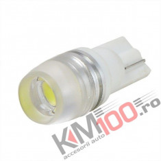 Led auto T10 (W5W) High Power 1,5W Cu lupa foto