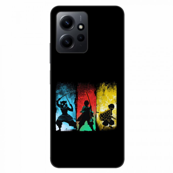 Husa compatibila cu Xiaomi Redmi Note 12 4G Silicon Gel Tpu Model Demon Slayer Team