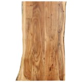 Blat de masa, 100x(50-60)x2,5 cm, lemn masiv de acacia